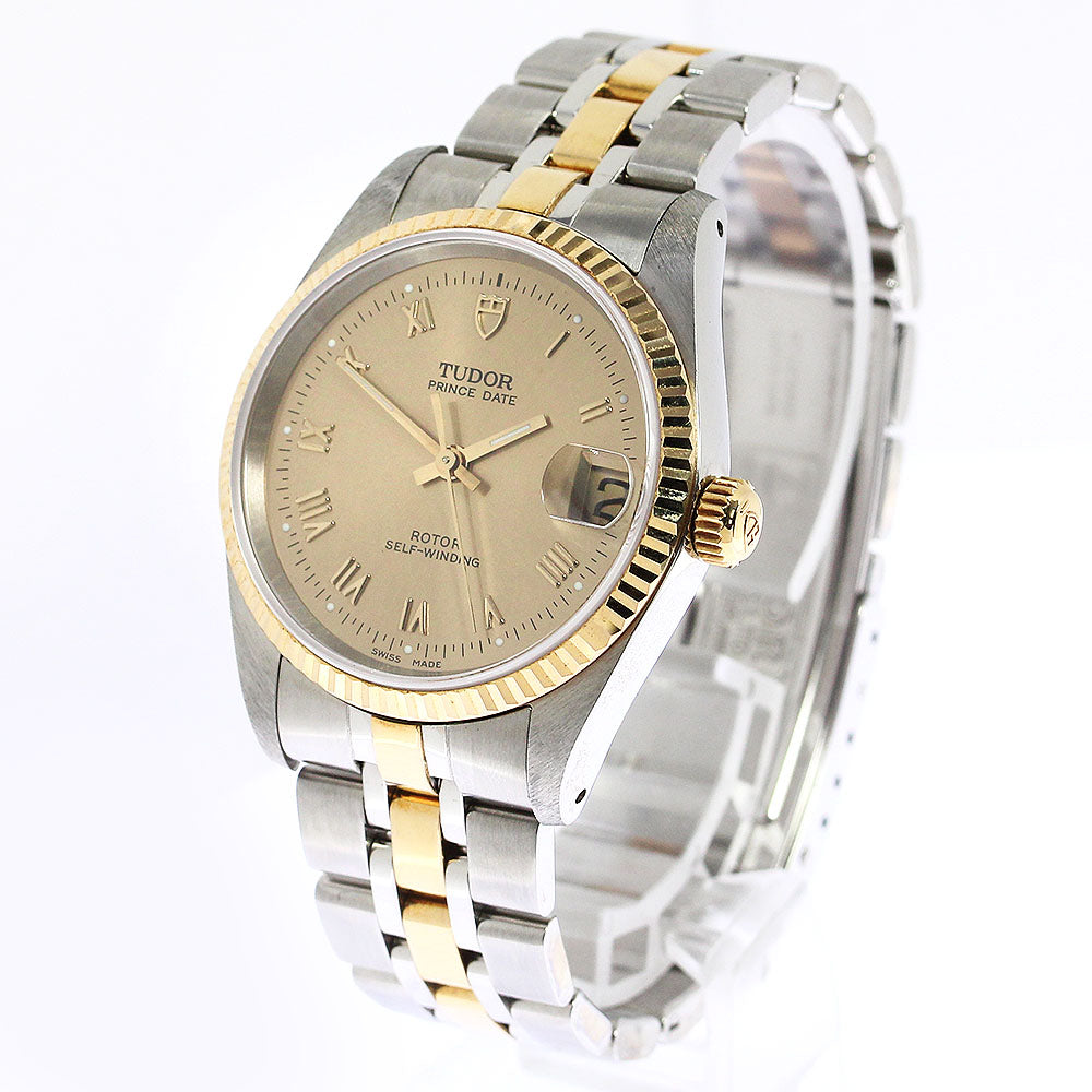 TUDOR Prince Date 72033 YG 2 tone cal.2824-2 Automatic Boy's Watch_753473