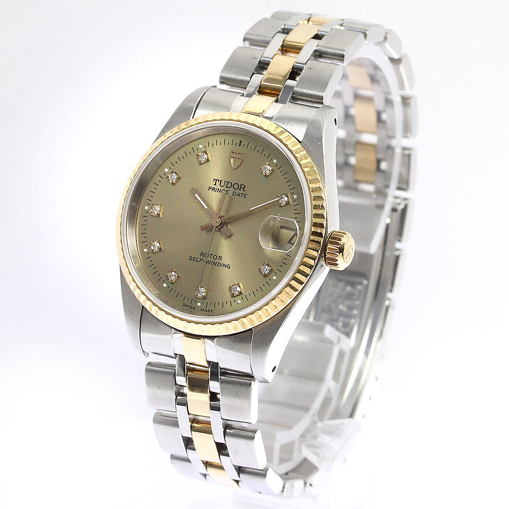 TUDOR Prince Date 72033 YG 2 tone 10P cal.2824-2 Automatic Boy's Watch_753483