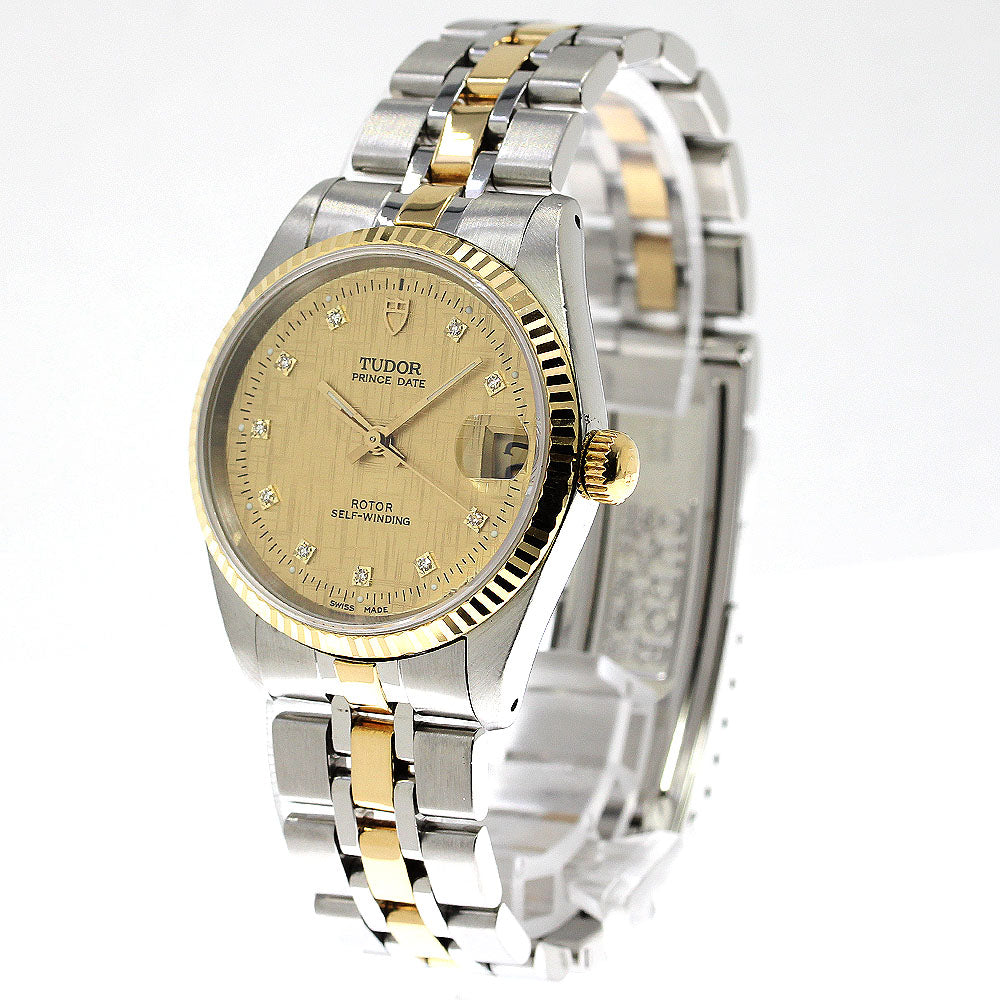 TUDOR Prince Date 72033 YG 2 tone 10P cal.2824-2 Automatic Boy's Watch_753492