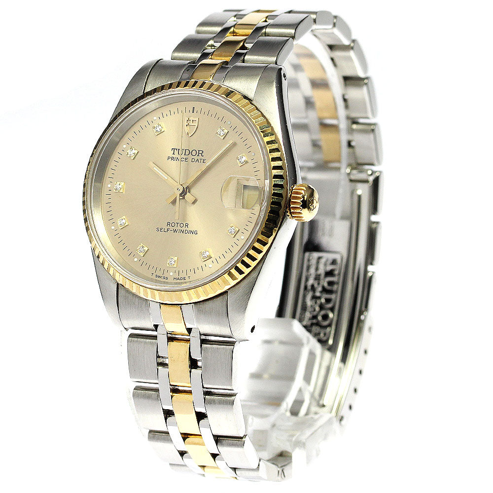 TUDOR Prince Date 72033 YG 2 tone 10P cal.2824-2 Automatic Boy's Watch_753511