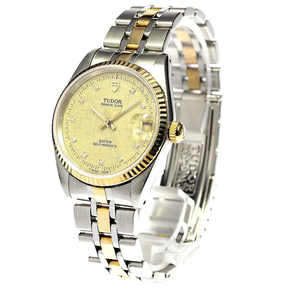 TUDOR Prince Date 72033 YG 2 tone 10P cal.2824-2 Automatic Boy's Watch_753516