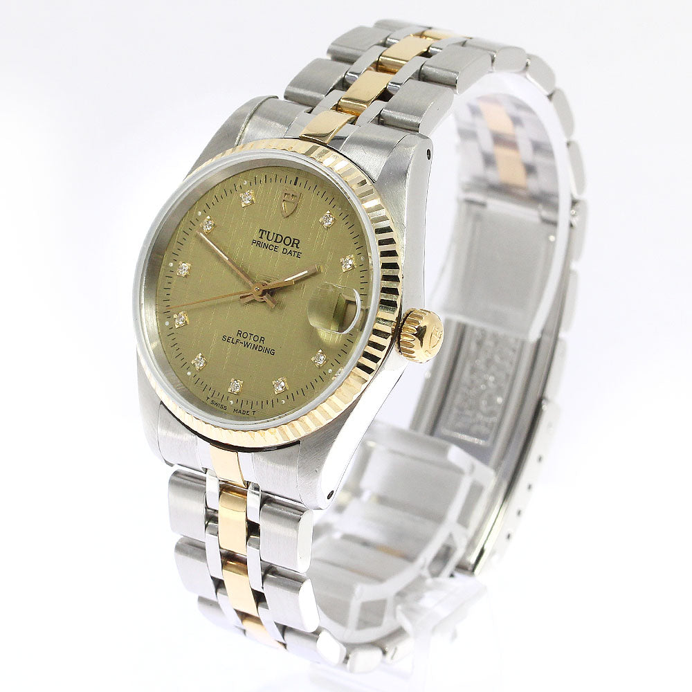 TUDOR Prince Date 72033 YG 2 tone 10P cal.2824-2 Automatic Boy's Watch_753517