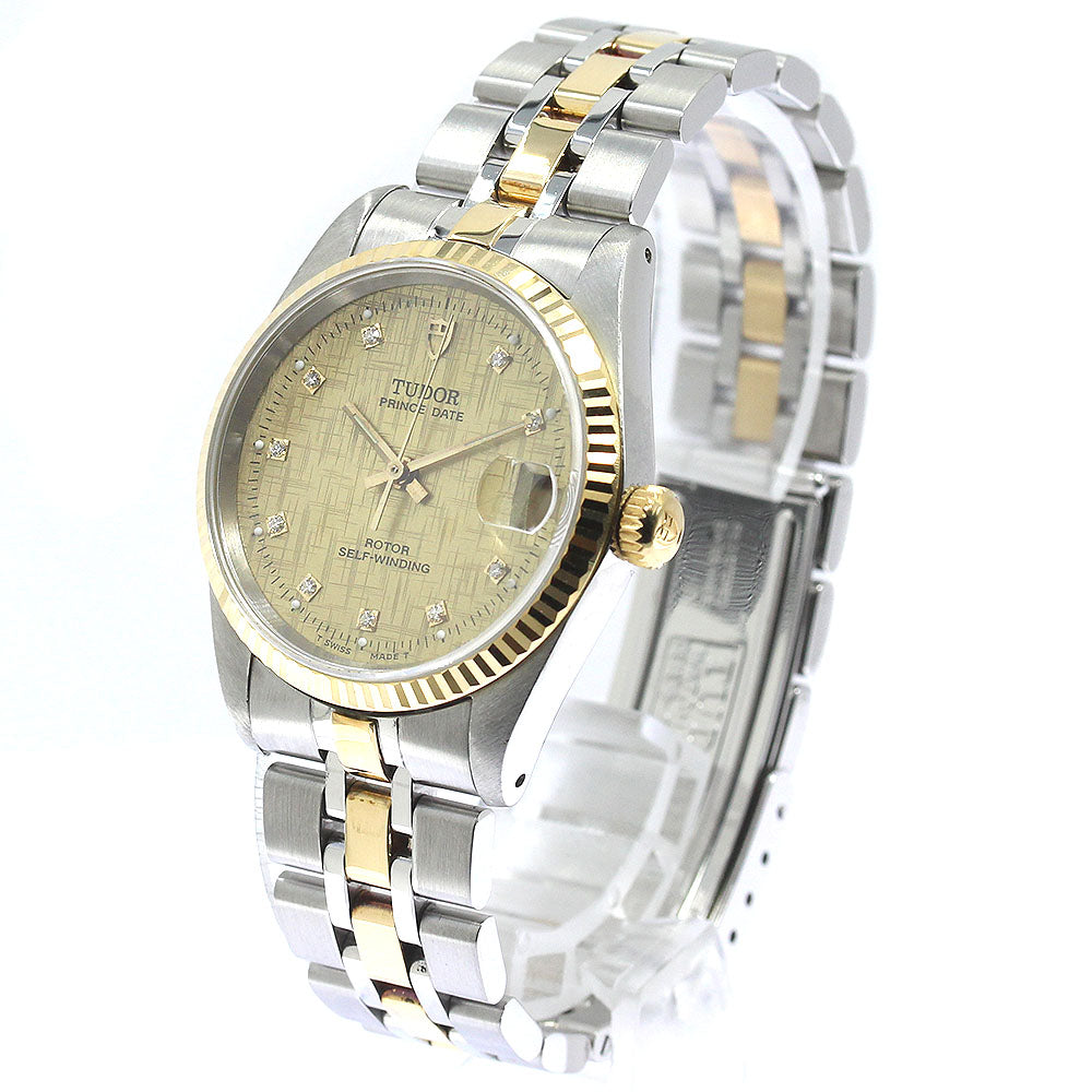 TUDOR Prince Date 72033 YG 2 tone 10P cal.2824-2 Automatic Boy's Watch_753518