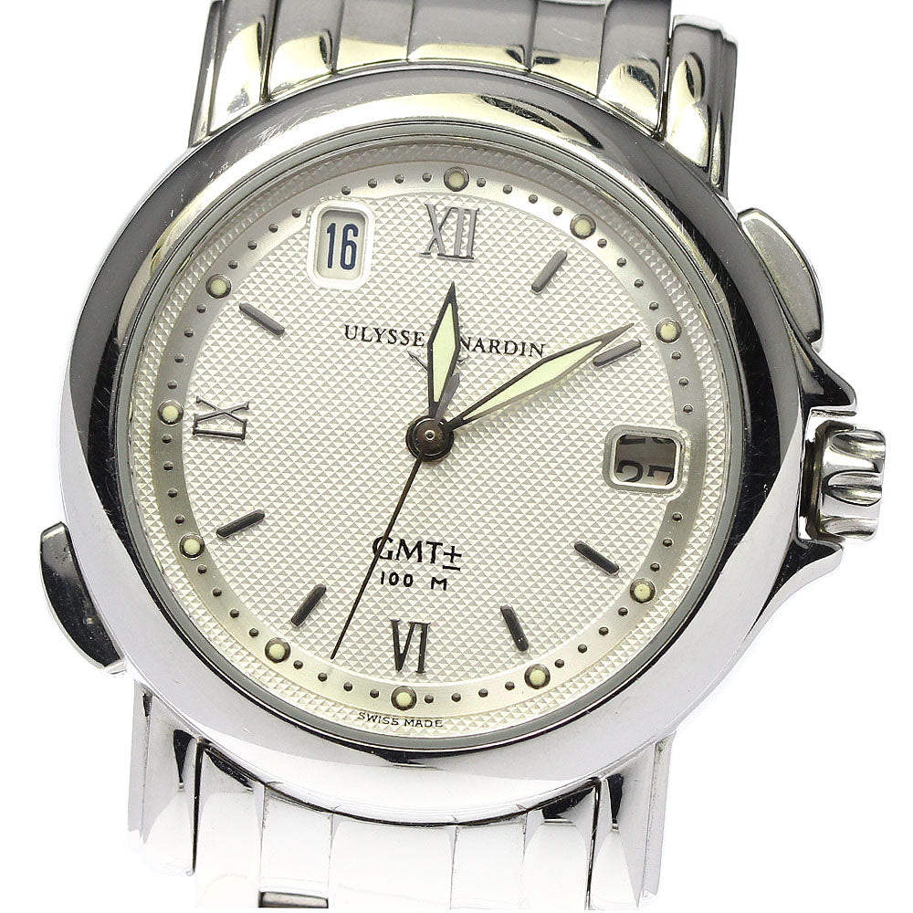 Ulysse Nardin San Marco 203-22 GMT Silver Dial Automatic Men's Watch_754098