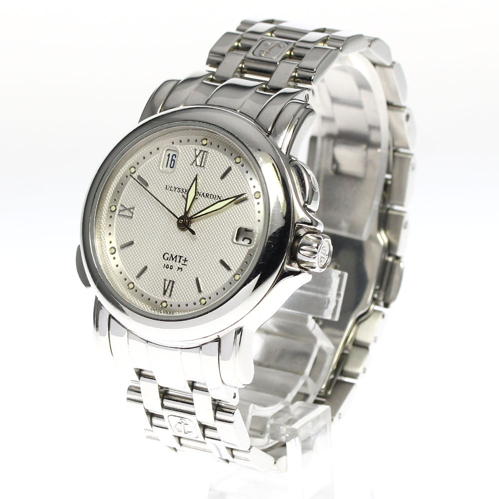 Ulysse Nardin San Marco 203-22 GMT Silver Dial Automatic Men's Watch_754098