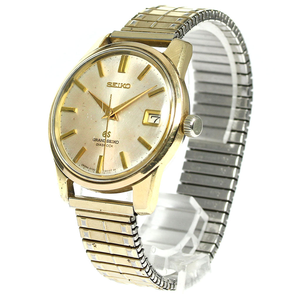 SEIKO Grand Seiko 5722-9011 Cal.5722B Date Silver Dial Hand Winding Men's_754338
