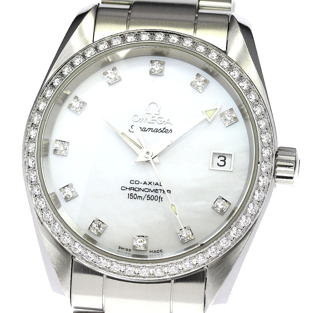 OMEGA Seamaster Aqua Terra 2509.75 Co-Axial 11P Diamond AT Boy's Watch_754567