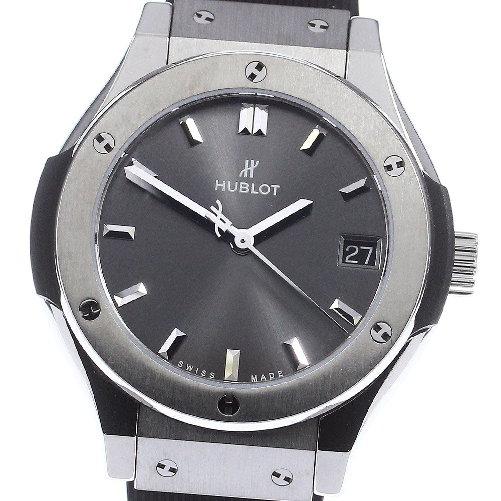 HUBLOT Classic Fusion Titanium 581.NX.7071.LR Date Quartz Ladies Watch_755177