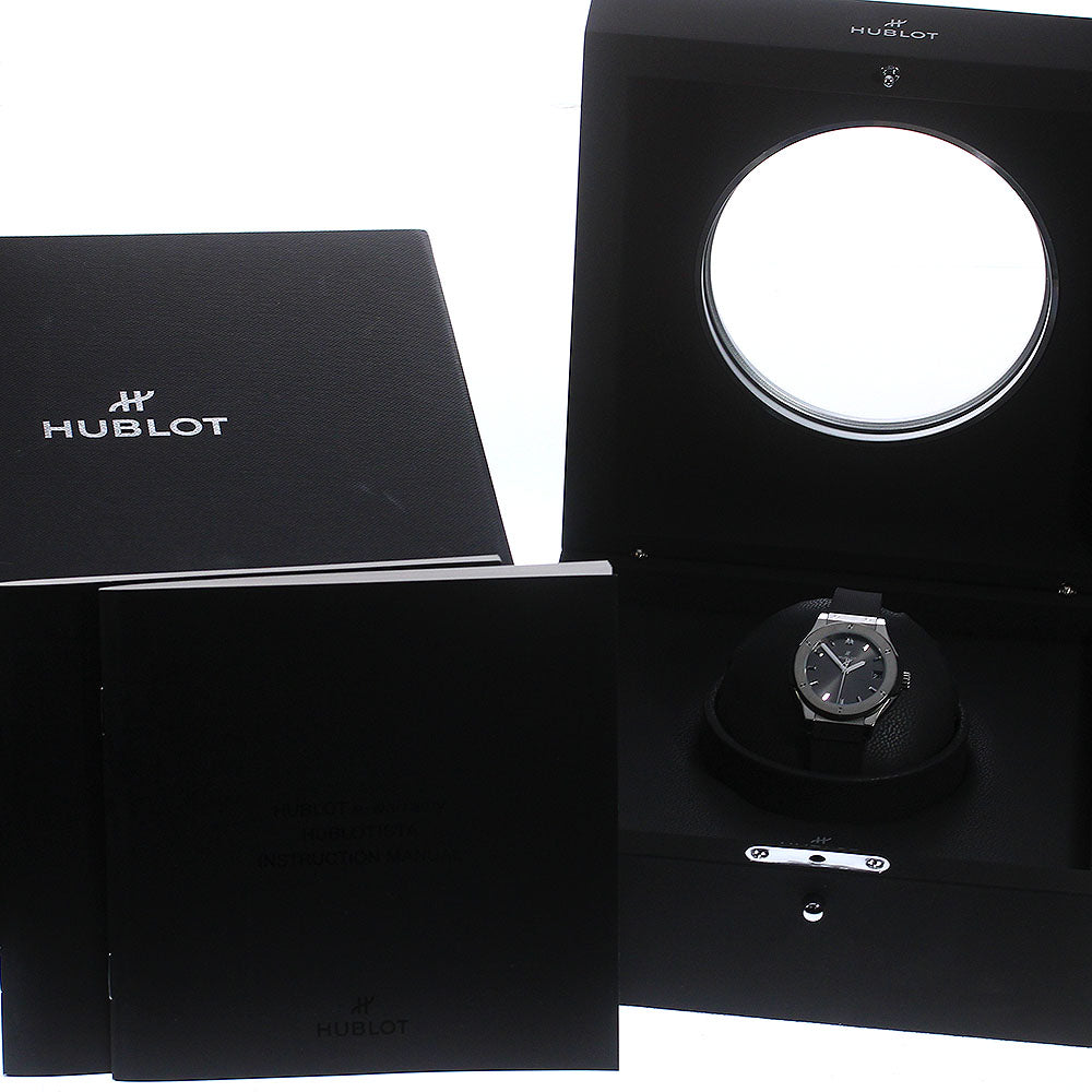 HUBLOT Classic Fusion Titanium 581.NX.7071.LR Date Quartz Ladies Watch_755177
