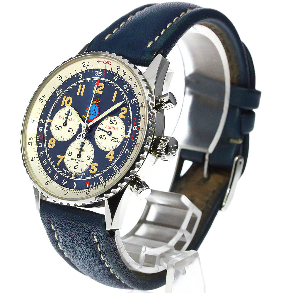 BREITLING Navitimer A30022 Chronograph Navy Dial Automatic Men's Watch_756030