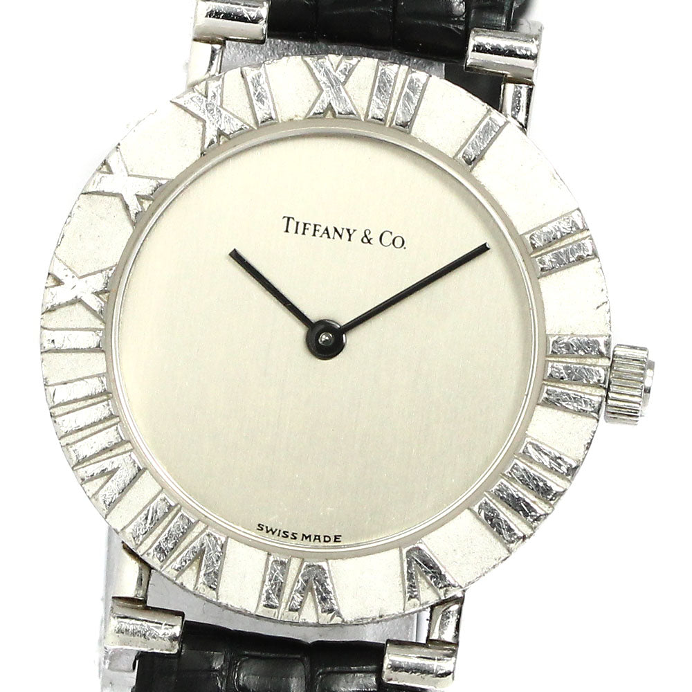 TIFFANY&Co. Atlas L0640 Silver Dial Quartz Ladies Watch_756347