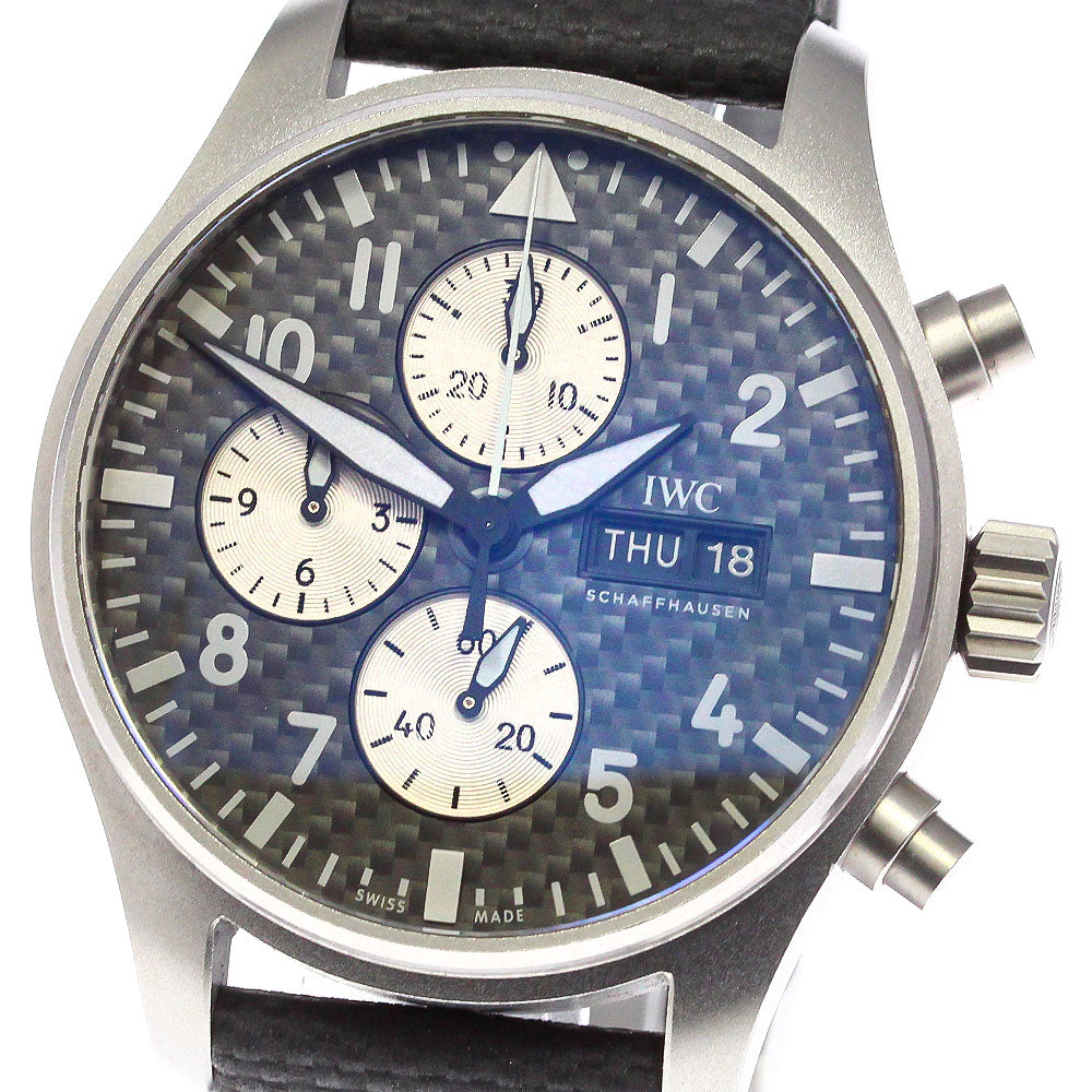 IWC SCHAFFHAUSEN Pilot's Watch Chronograph AMG IW377903 Day-date AT Men's_756628