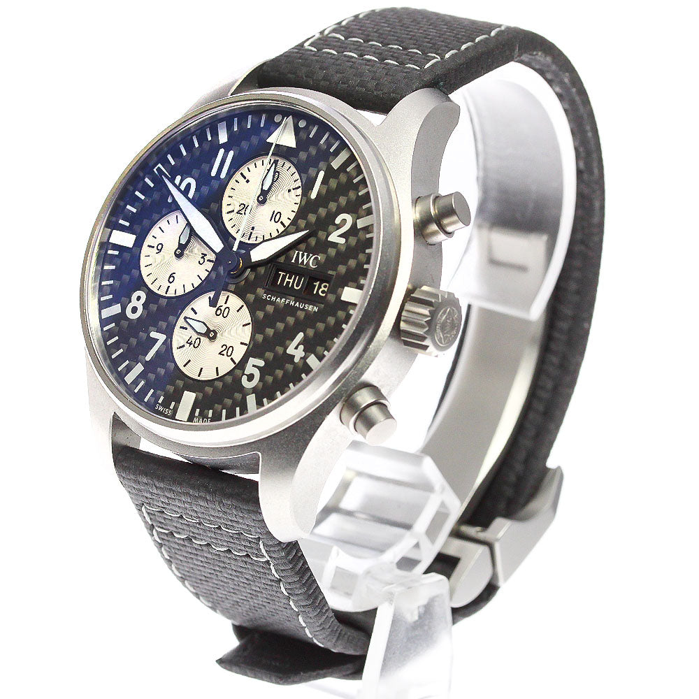 IWC SCHAFFHAUSEN Pilot's Watch Chronograph AMG IW377903 Day-date AT Men's_756628