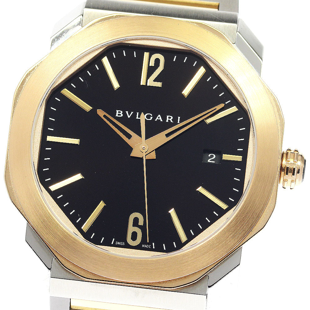 BVLGARI Octo 102854/OCP41SG Date black Dial Automatic Men's Watch_756853