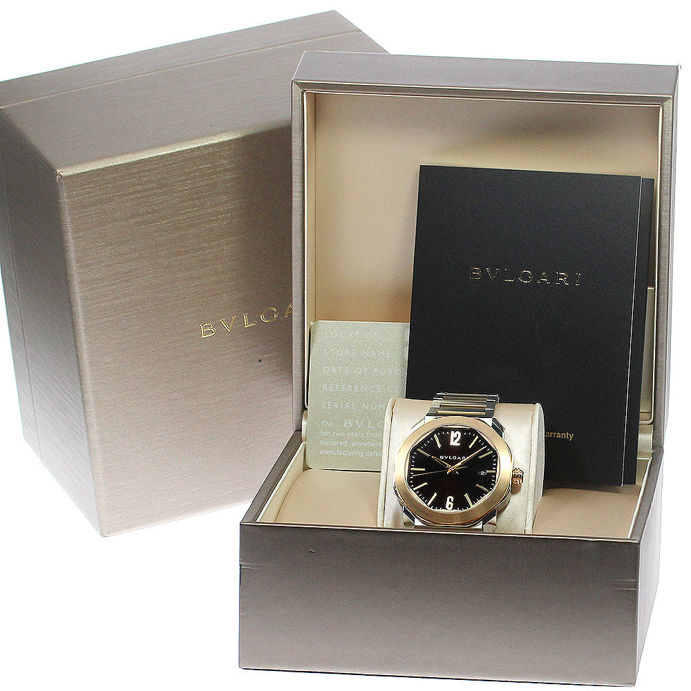 BVLGARI Octo 102854/OCP41SG Date black Dial Automatic Men's Watch_756853