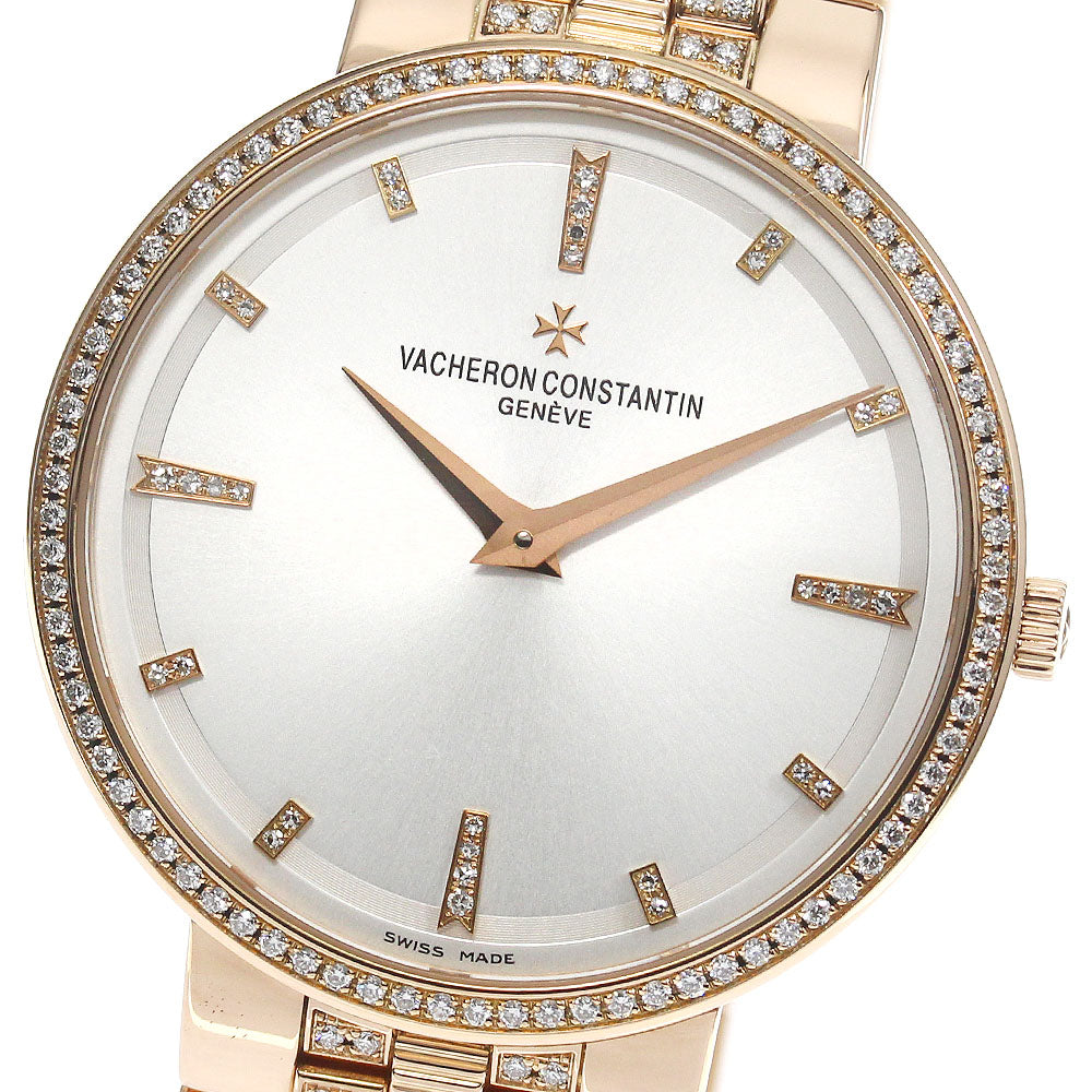 VACHERON CONSTANTIN Patrimony ref.81574 K18PG diamond Hand Winding Men's_757026