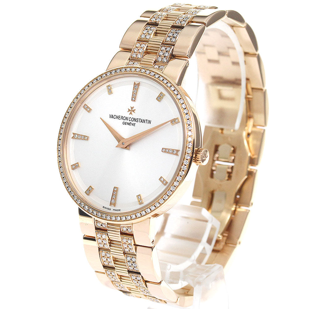 VACHERON CONSTANTIN Patrimony ref.81574 K18PG diamond Hand Winding Men's_757026