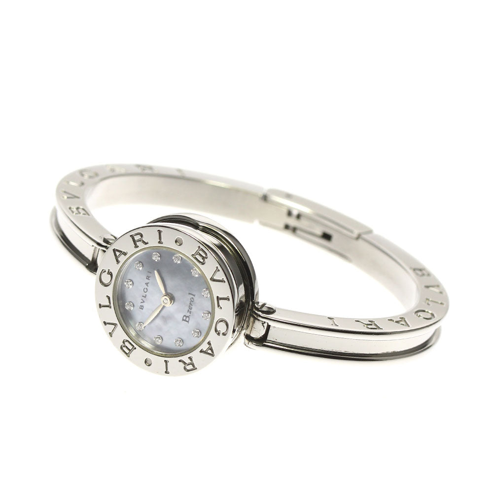 BVLGARI B-zero1 BZ22S 12P Diamond Blue Shell Dial Bangle S Size Blue shell Dial Quartz Ladies Watch_757248