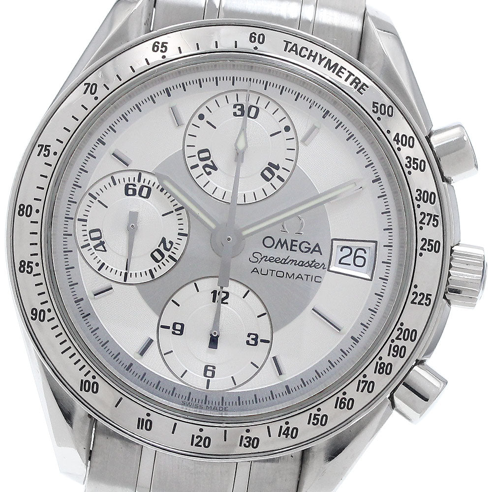 OMEGA Speedmaster 3513.30 Date Chronograph Silver Dial Automatic Men's_758155