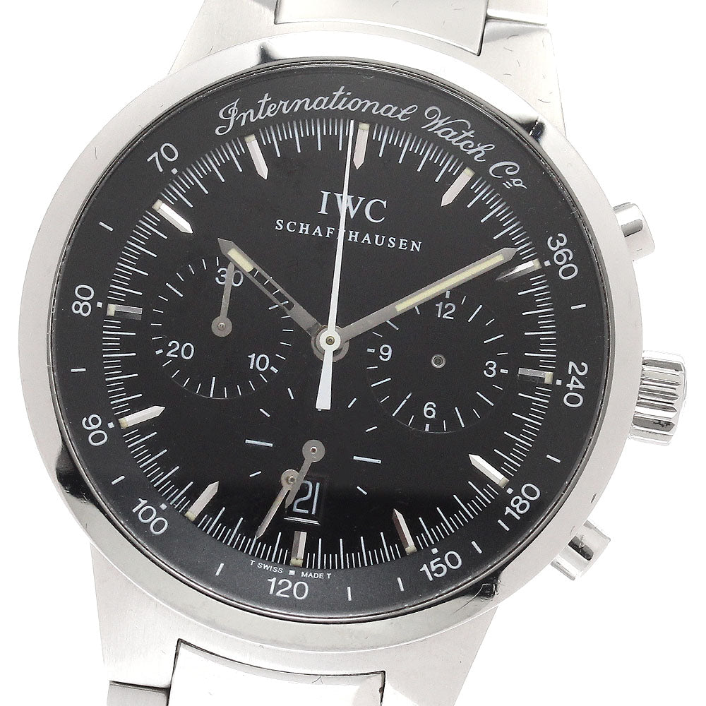 IWC SCHAFFHAUSEN GST IW372702 Chronograph black Dial Quartz Men's Watch_758163