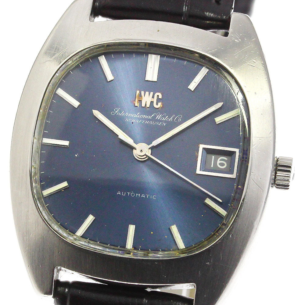 IWC SCHAFFHAUSEN Vintage Cal.8541B Navy Dial Automatic Men's Watch_758675