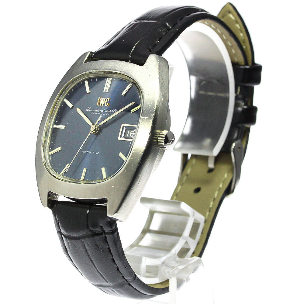IWC SCHAFFHAUSEN Vintage Cal.8541B Navy Dial Automatic Men's Watch_758675