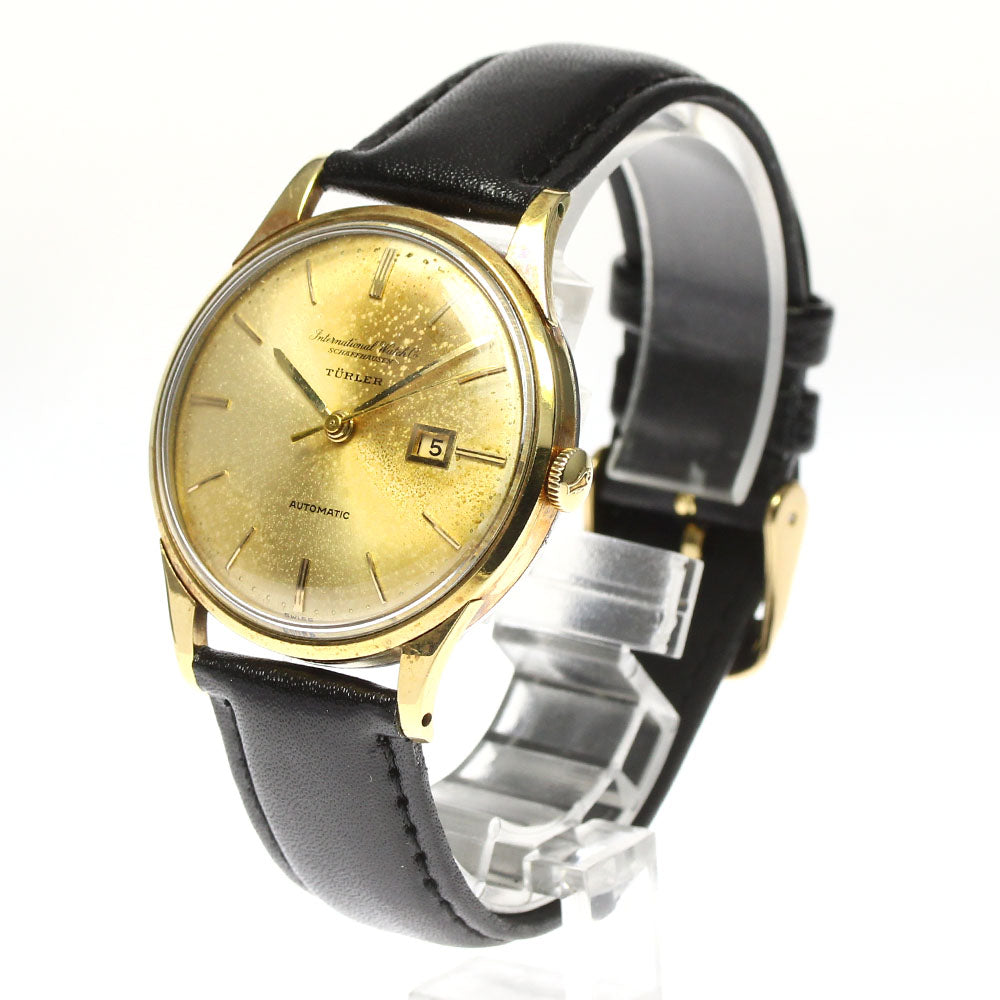 IWC SCHAFFHAUSEN Tuller W name Cal.8531 gold Dial Automatic Men's Watch_758745