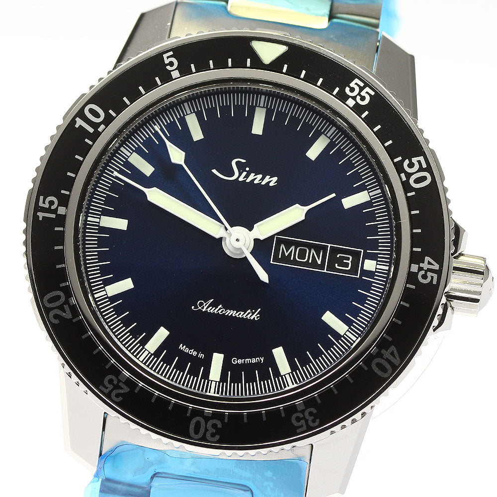 Sinn 104.ST.SA.I.B Day date Navy Dial Automatic Men's Watch_758782