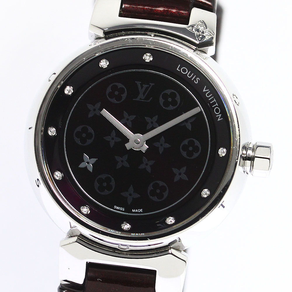 LOUIS VUITTON Tambour Q12M3 Bordeaux Dial Quartz Ladies Watch_758966