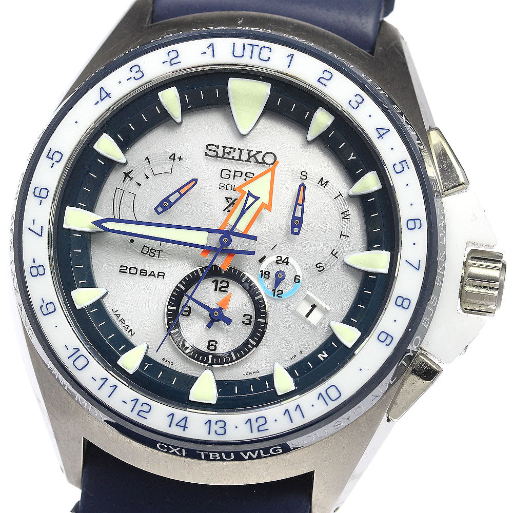 SEIKO Prospex SBED005/8X53-0AL0-2 Day date Silver Dial Solar Powered Radio Men's Watch_760091
