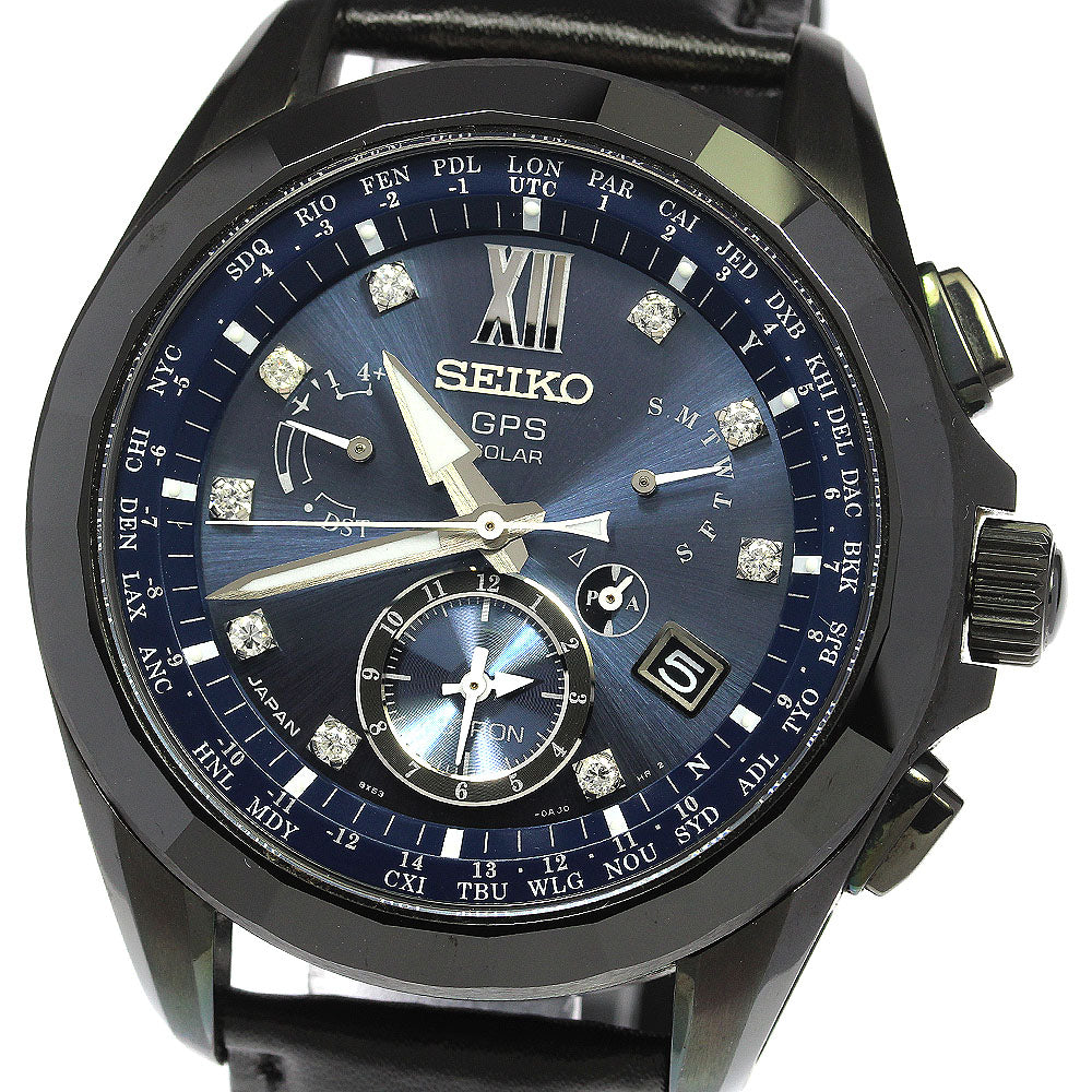 SEIKO Astron SBXB081/8X53-0AN0-2 9P diamond Solar Powered Radio Men's_760404