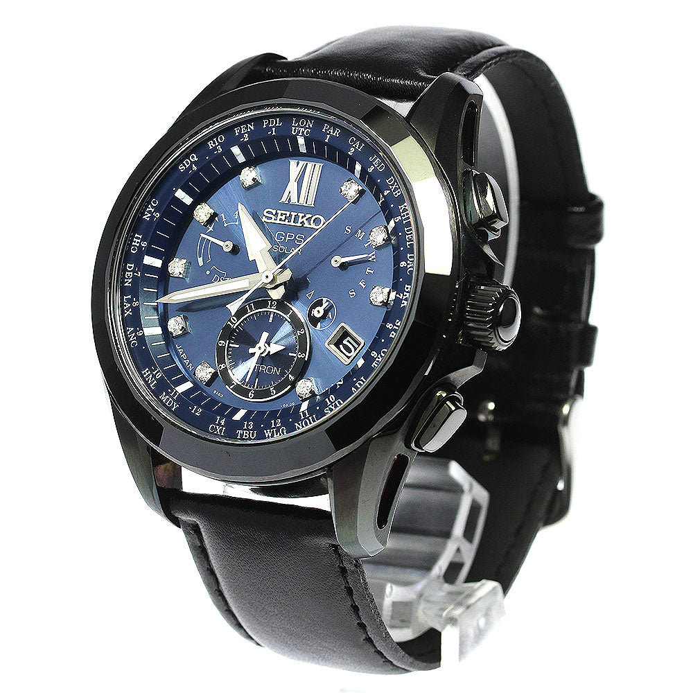 SEIKO Astron SBXB081/8X53-0AN0-2 9P diamond Solar Powered Radio Men's_760404