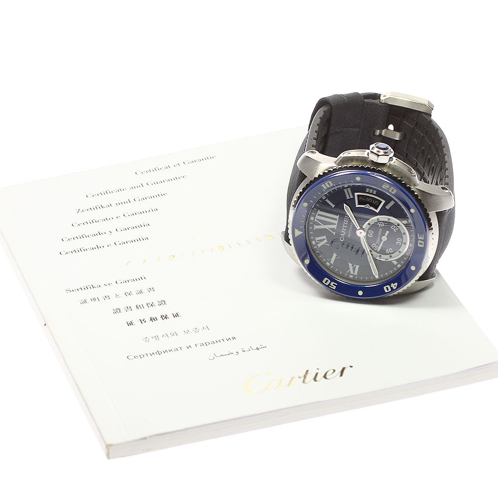 CARTIER Calibur de Cartier diver CRWSCA0010 Navy Dial Automatic Men's_760585