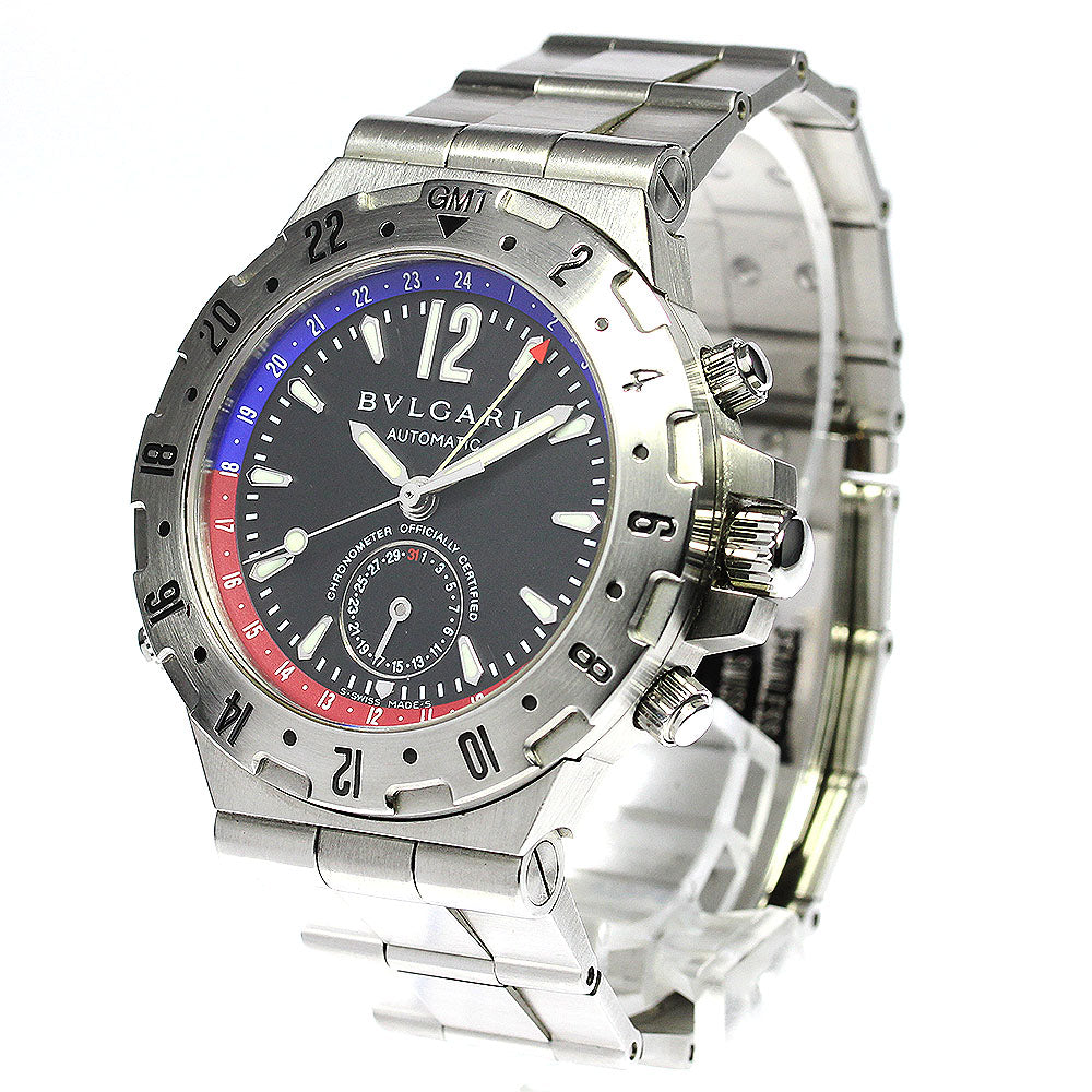 BVLGARI Diagono GMT40S GMT black Dial Automatic Men's Watch_760631