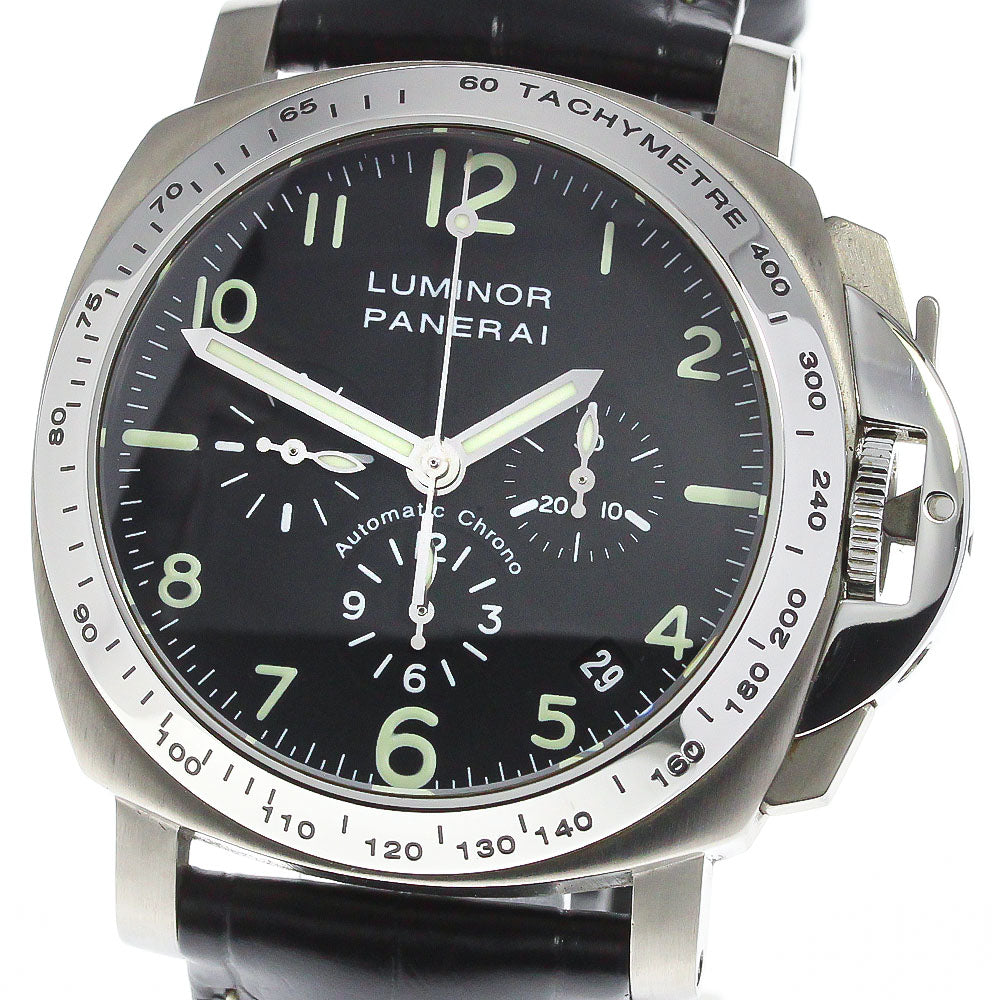PANERAI Luminor Chronograph PAM00074 Date black Dial Automatic Men's_760661