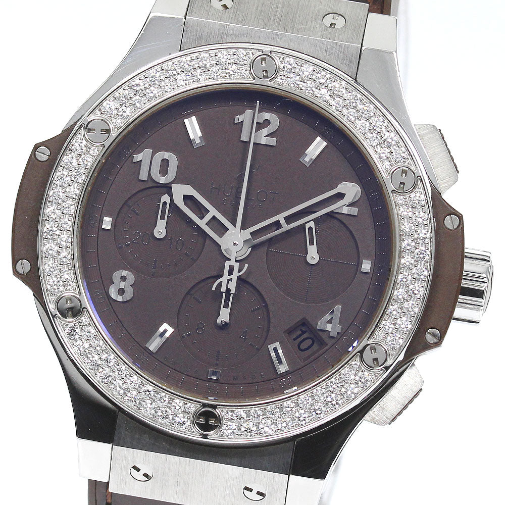 HUBLOT Big Bang Tutti Frutti 341.SC.5490.LR.1104 Diamond Bezel Brown Dial Automatic Ladies Watch_761166