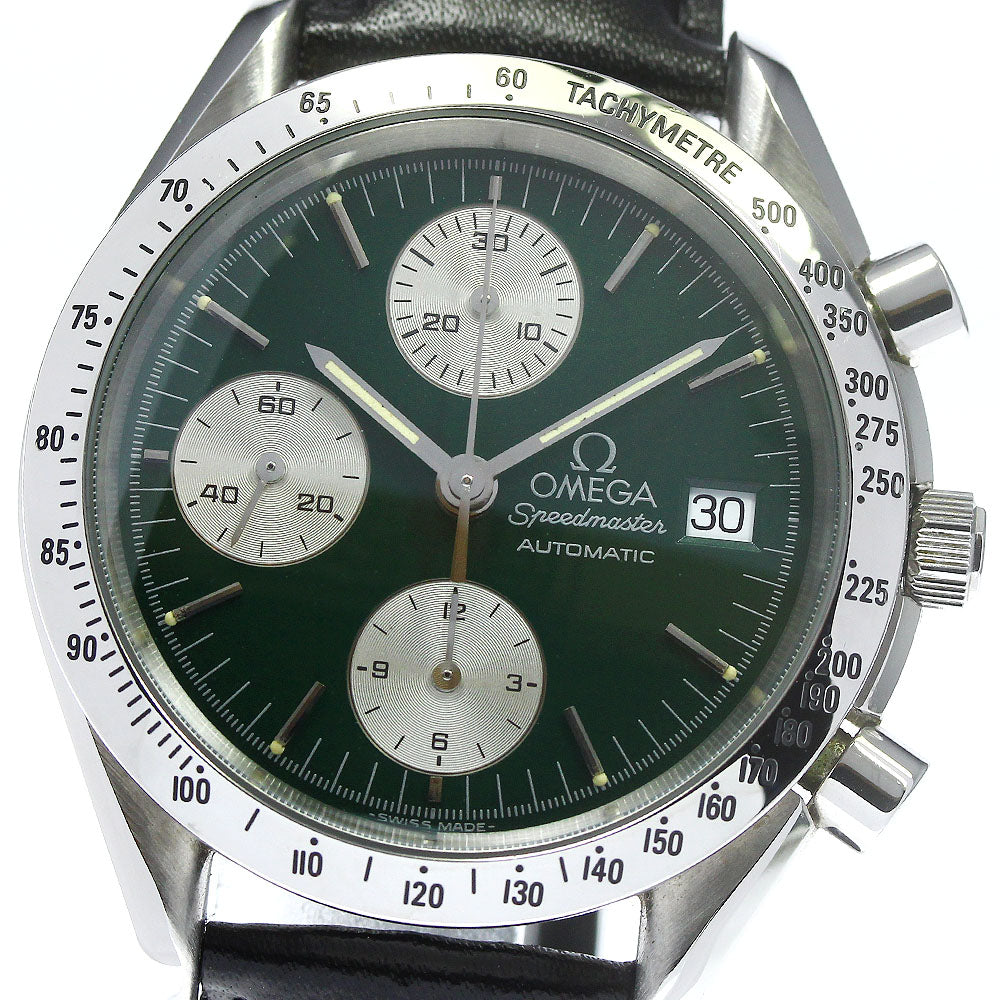 OMEGA Speedmaster 3811.70.26 Date Chronograph green Dial Automatic Men's_761209