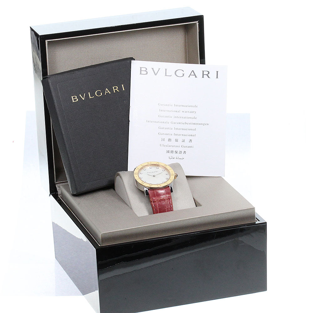 BVLGARI BVLGARIBVLGARI BBLP33SG 12P diamond PG bezel Automatic Boy's_761236