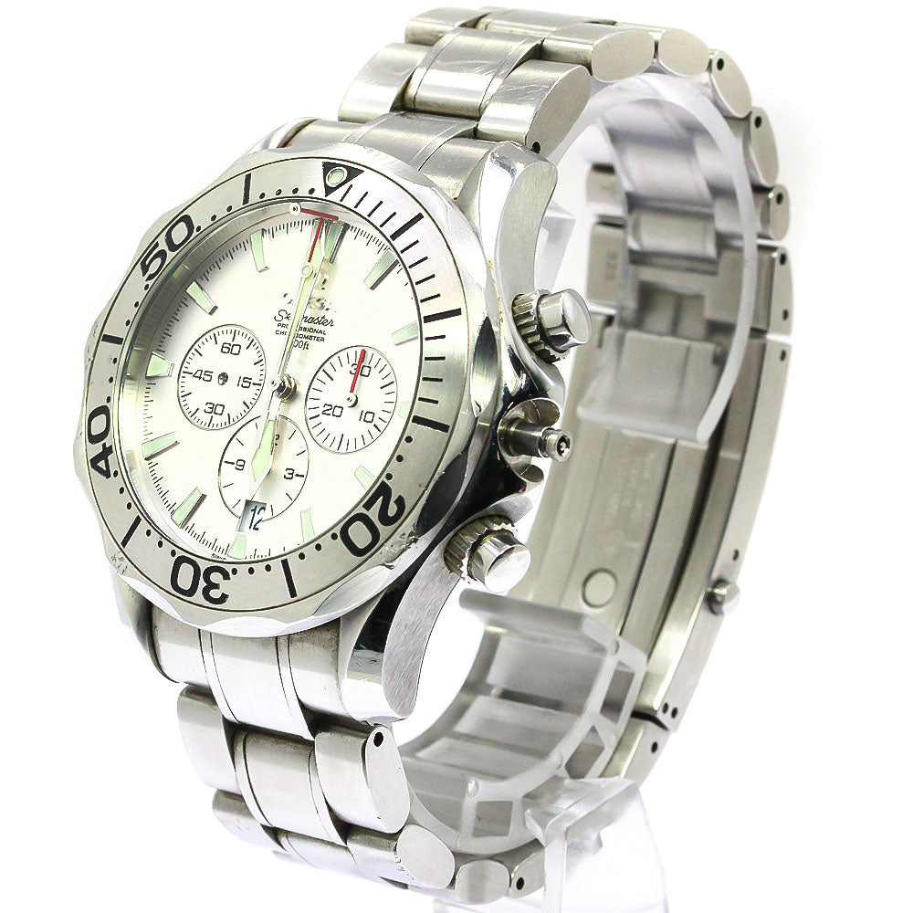 OMEGA Seamaster300 2589.30 Chronograph Date Silver Dial Automatic Men's Watch_761587