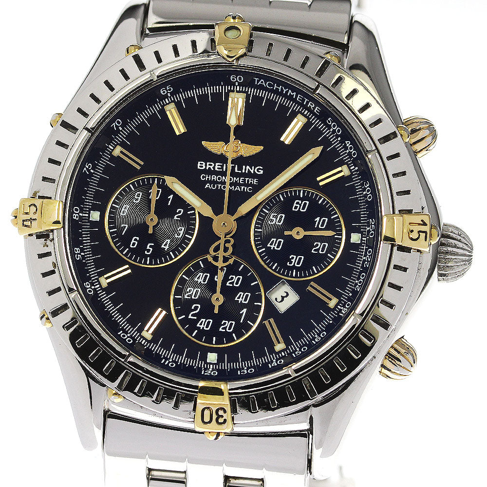 BREITLING Shadow flyback B35313 Chronograph black Dial Automatic Men's Watch_761713