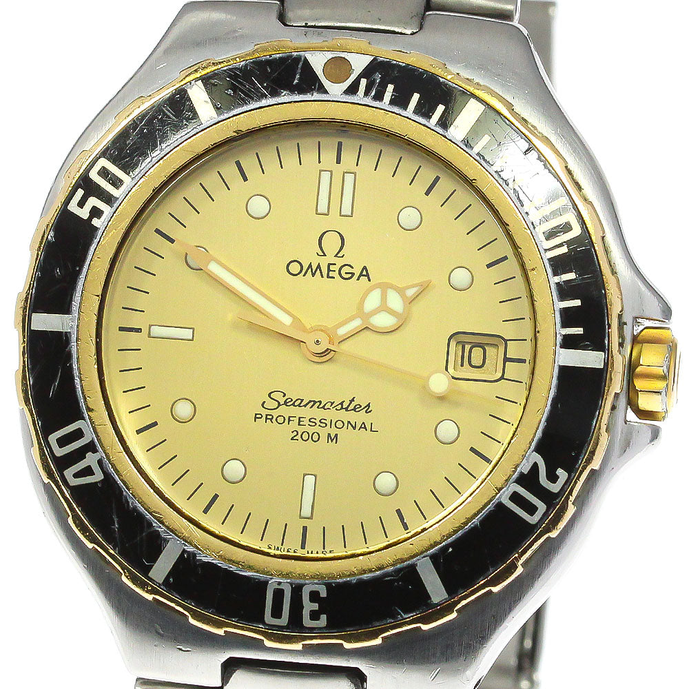 OMEGA Seamaster200 Date black Dial Quartz Men's Watch_761743