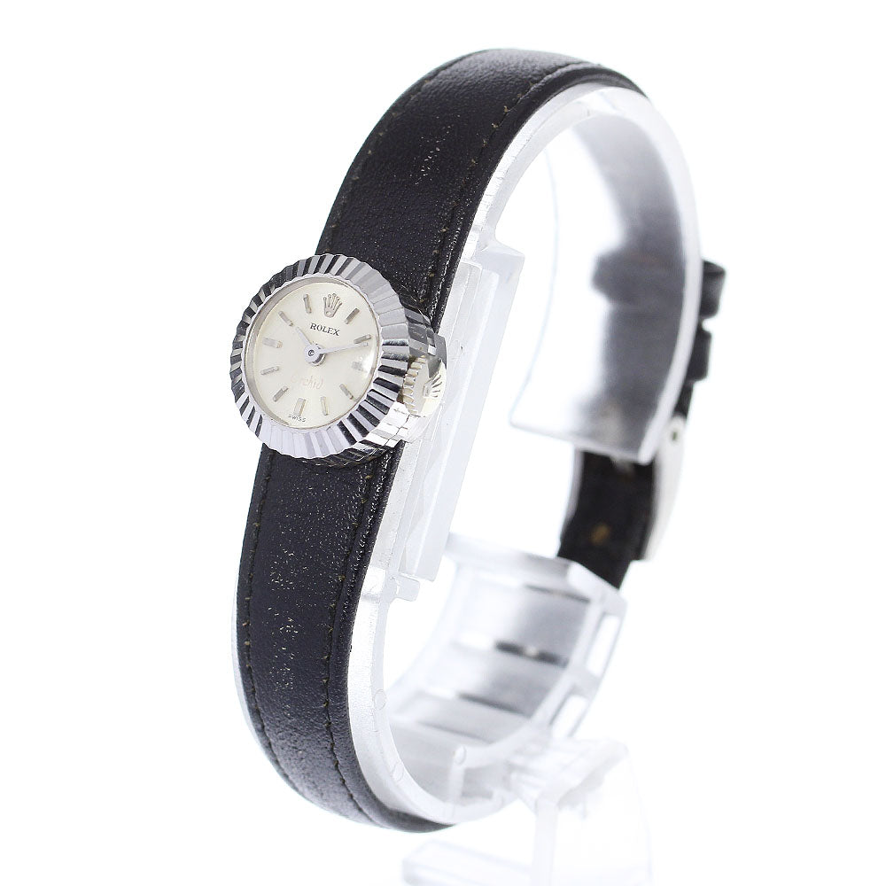 ROLEX orchid chameleon K18WG Cal.1400 Silver Dial Hand Winding Ladies_761975