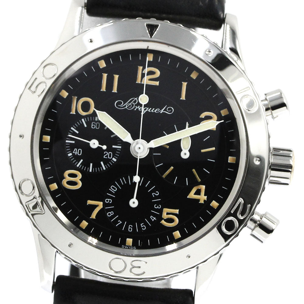 Breguet Aeronaval type XX 3800 Chronograph black Dial Automatic Men's_762109
