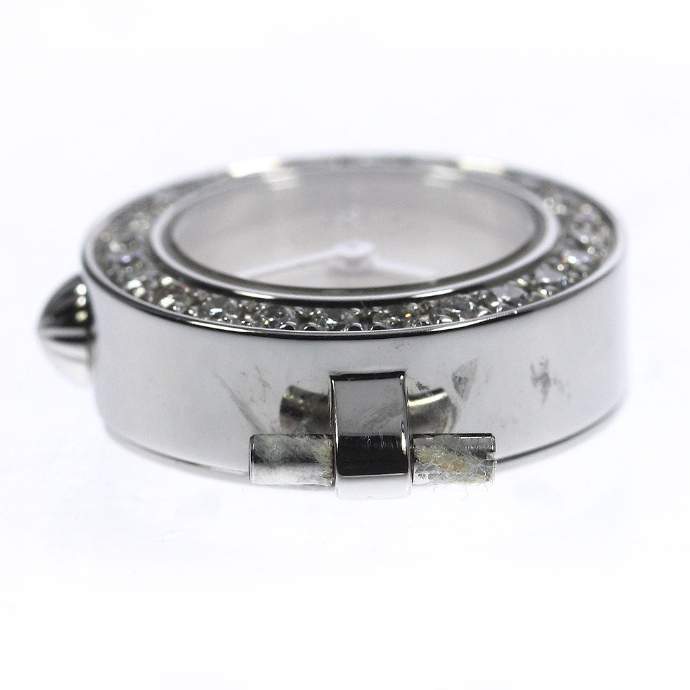 Boucheron Majority WA012511 Diamond Bezel Silver Dial Quartz Ladies Watch_762128