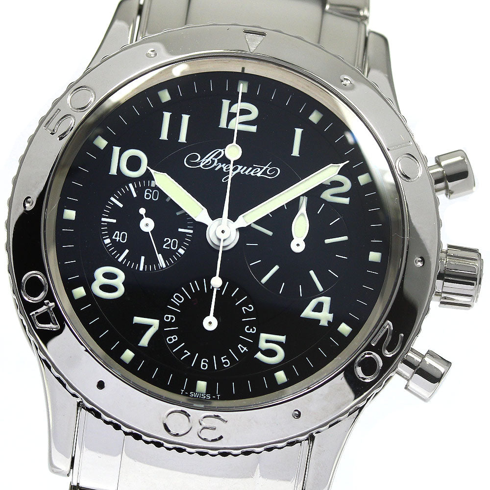 Breguet Aeronaval Type XX 3800 Chronograph black Dial Automatic Men's_762177