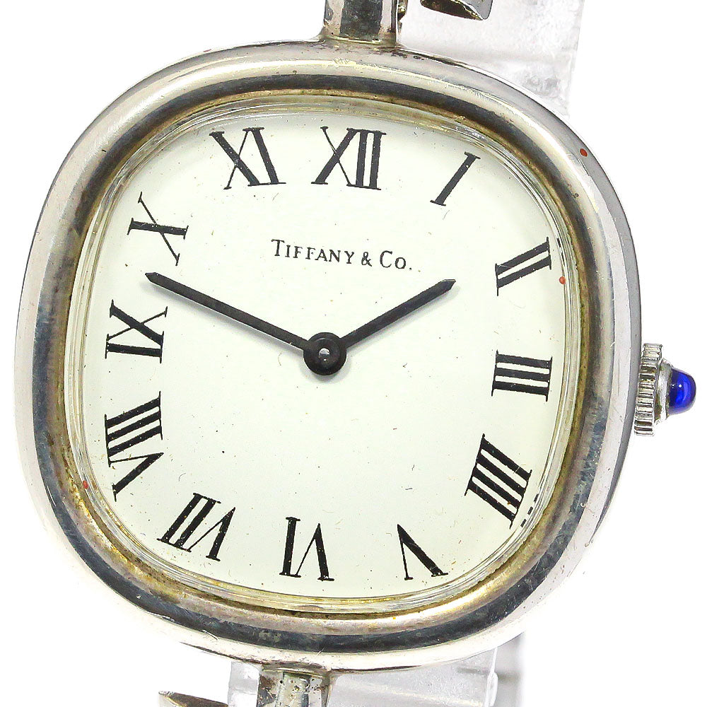 TIFFANY&Co. Redundant dial Cal.1977-2 white Dial Hand Winding Men's Watch_762589