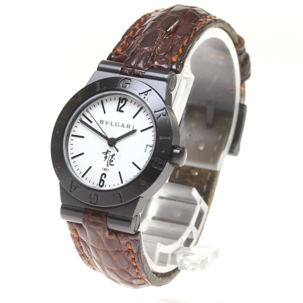 BVLGARI Diagono Sports Hong Kong Handover Commemorative Limited Model LC29S Date white Dial Automatic Ladies Watch_762681