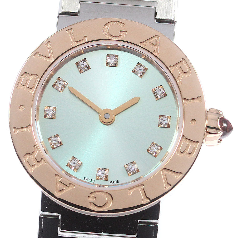 BVLGARI BLACK PINK LISA Limited BBP23SG 12P diamond Quartz Ladies_763571