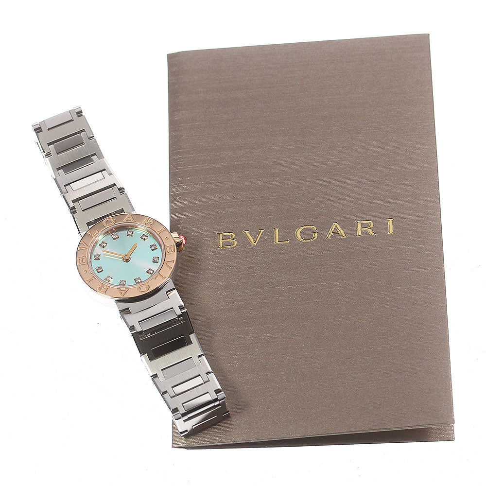 BVLGARI BLACK PINK LISA Limited BBP23SG 12P diamond Quartz Ladies_763571