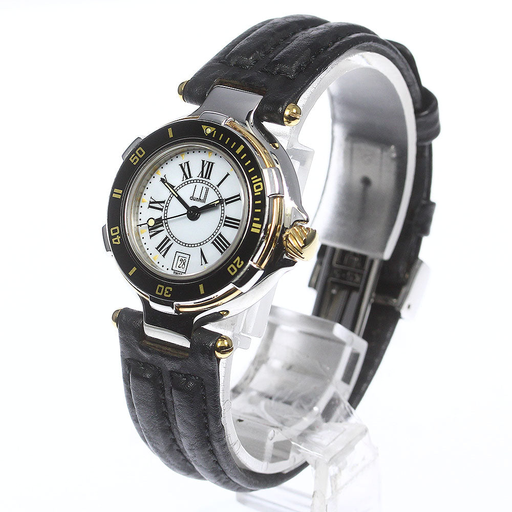 Dunhill Millennium diver Date white Dial Quartz Ladies Watch_763923